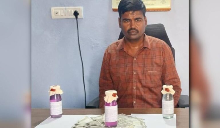 ACB nabs Panchayat Secretary taking Rs 20,000 bribe