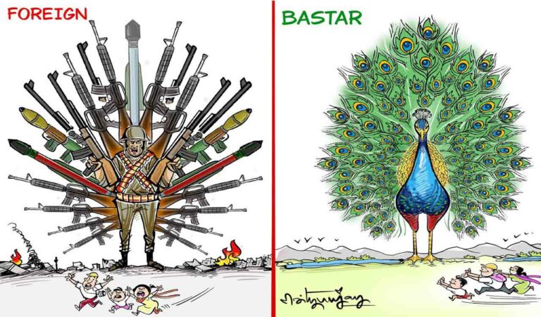 Hyderabad cartoonist Chiluveru Mrityunjay wins first prize in national-level cartoon contest