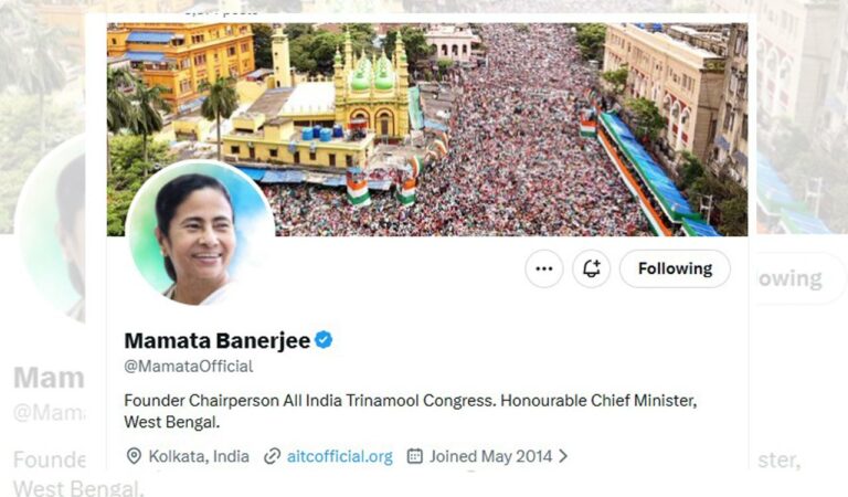 Bengal Assembly dissolved, Mamata Banerjee maintains 'Chief Minister' tag on social media