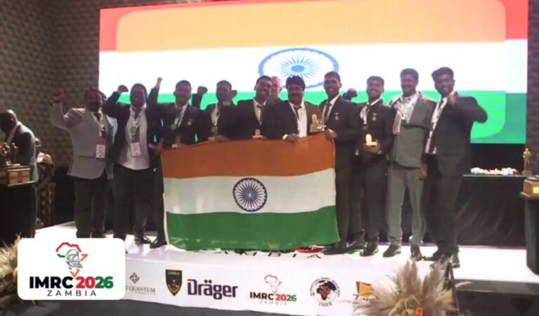 SCCL wins first prize in International Mines Rescue Competition in Zambia