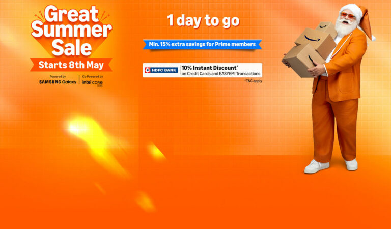 Amazon India 'Great Summer Sale 2026' begins on May 8