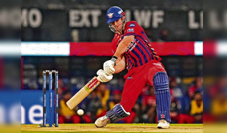 Mitchell Marsh powers LSG to thrilling DLS win over RCB