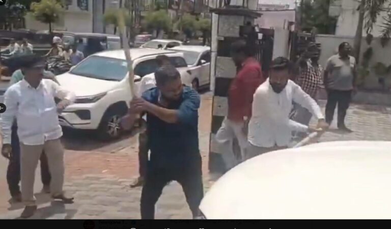 Karimnagar police foil BJP activists’ attempt to storm Huzurabad MLA’s camp office