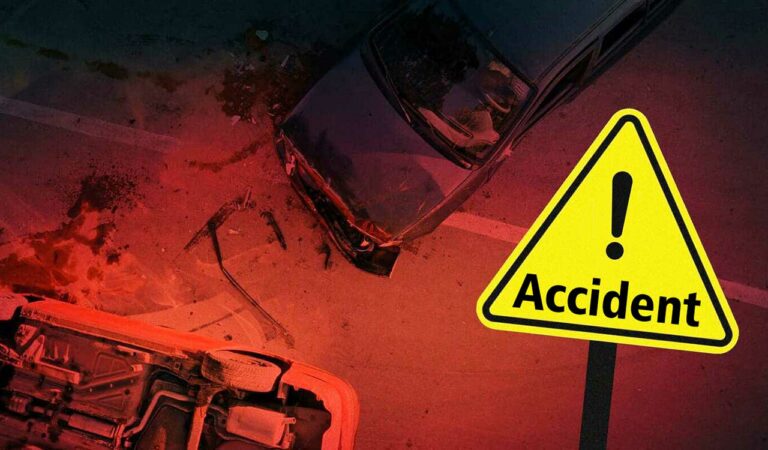 Two injured as car overturns on PVNR Expressway in Hyderabad